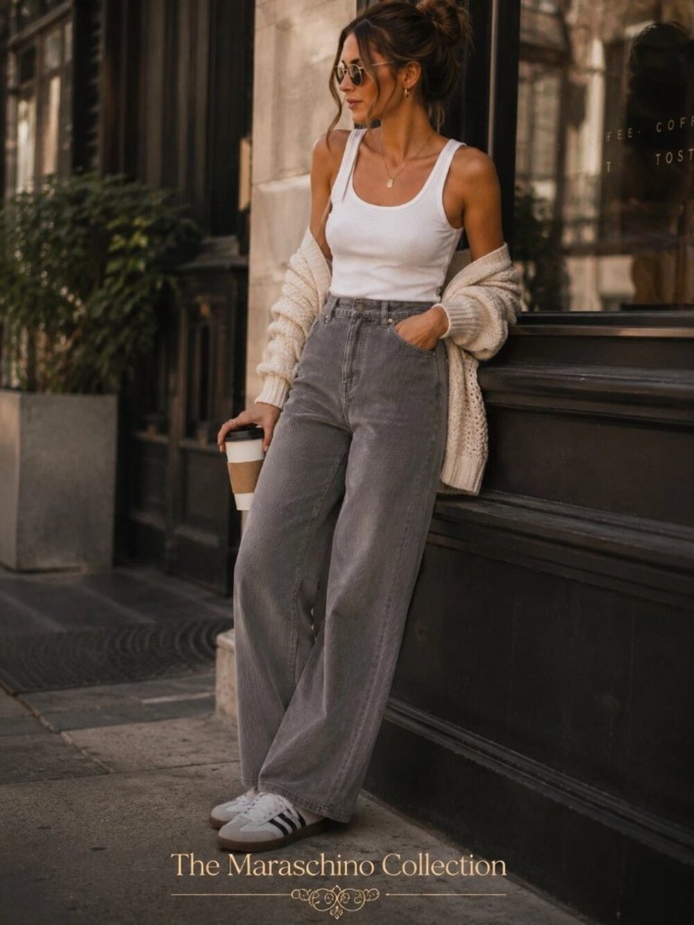 Aeropostale Gray Corduroy Bootcut Pants | 9/10